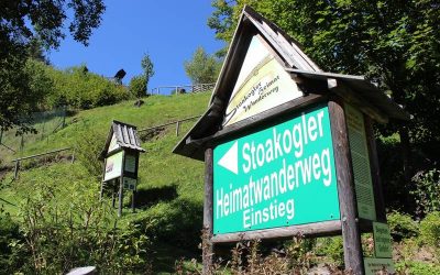 Sanierung des Stoakogler Heimatwanderweges