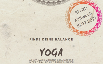Yogakurs in der Turn- und Kulturhalle in Gasen