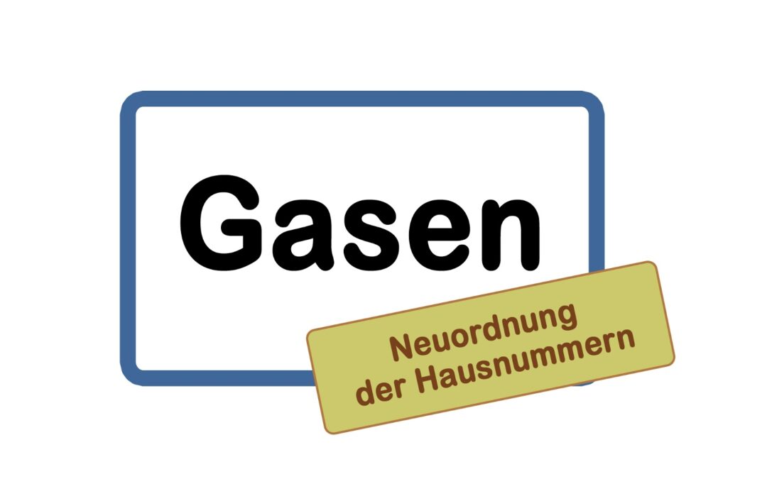 Ausgabe der Hausnummerntafeln und Meldebestätigung