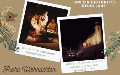 Weihnachtsgrüße der Gemeinde Gasen