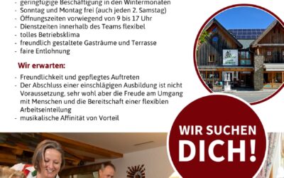 Kellner/in im Stoani Café gesucht