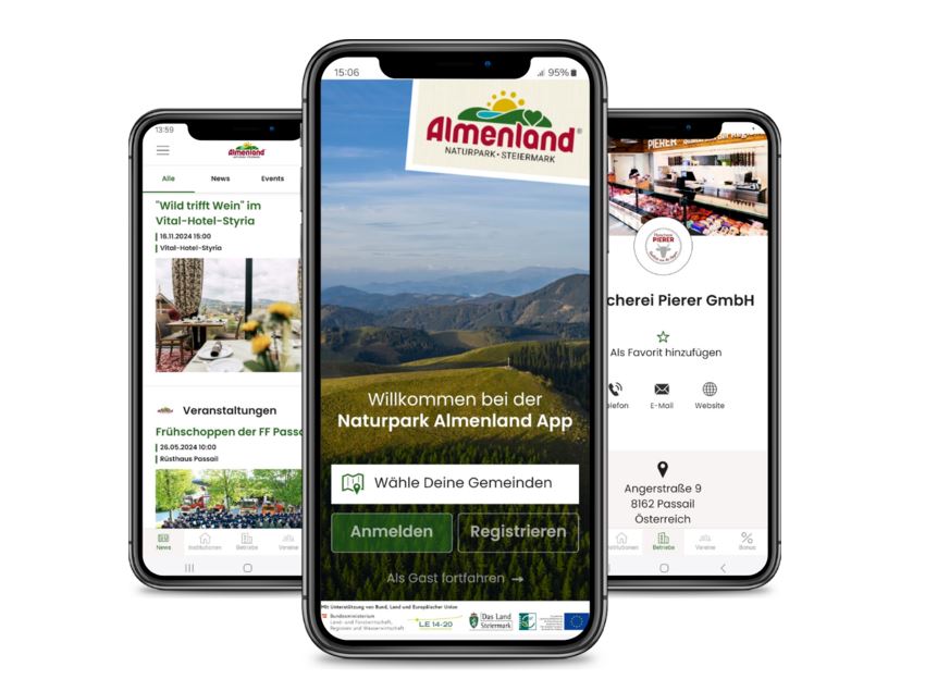 Die neue Almenland-App